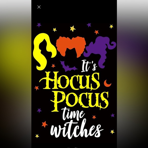 Hocus-pocus garden flag. 28x40 great for Halloween Sanderson sisters witches - Picture 1 of 6